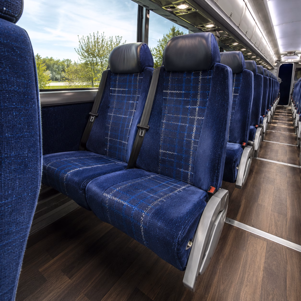 yuma charter bus interior