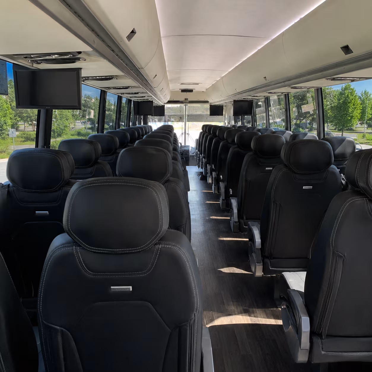 yuma charter bus services interior